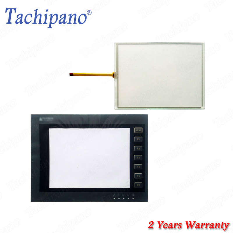 Touch screen panel glass for Hitech PWS6800C-P with Plastic Case Cover Housing + LCD screen+overlay