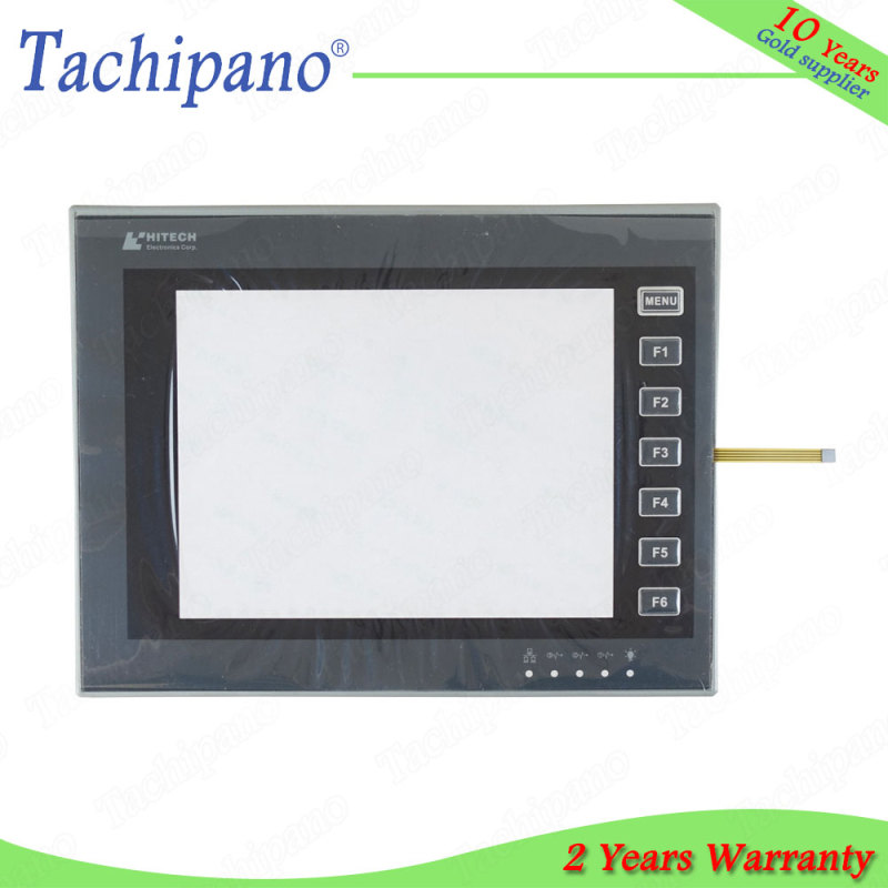 Touch screen panel glass for Hitech PWS6800T-P with Plastic Case Cover Housing + LCD screen+overlay