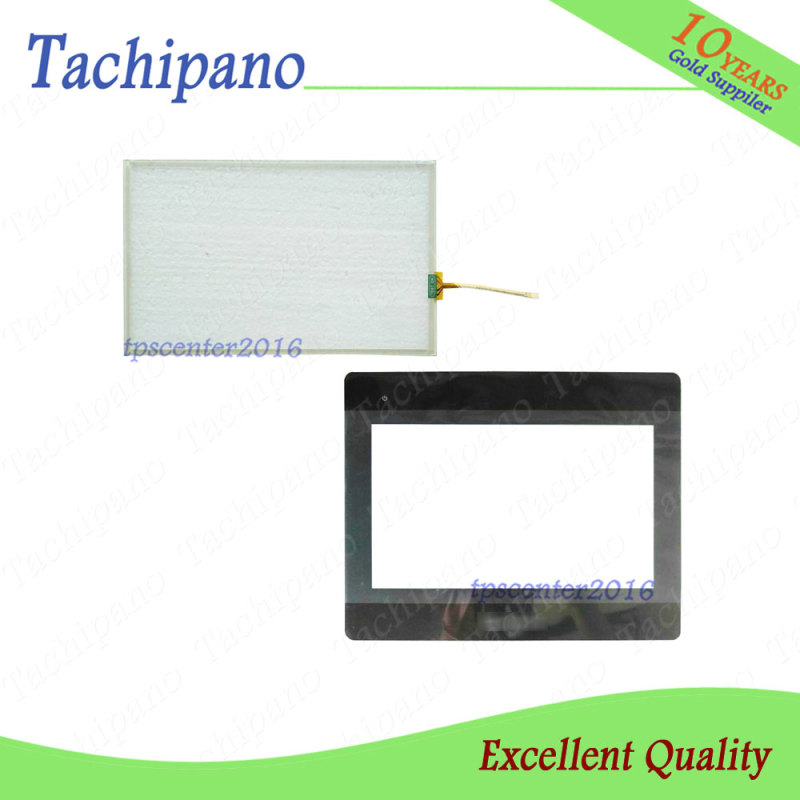 Touch screen panel glass for WEINVIEW MT6103iP MT6103iP1WV 10 inch with Protective film overlay