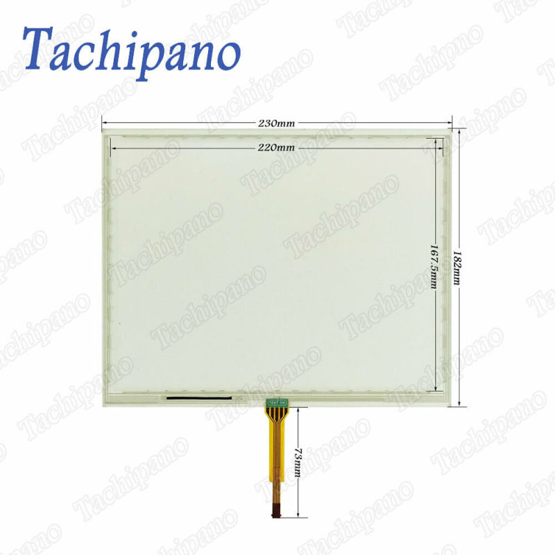 Touch screen panel glass for PH41230101 Rev B P7420-0324-0405