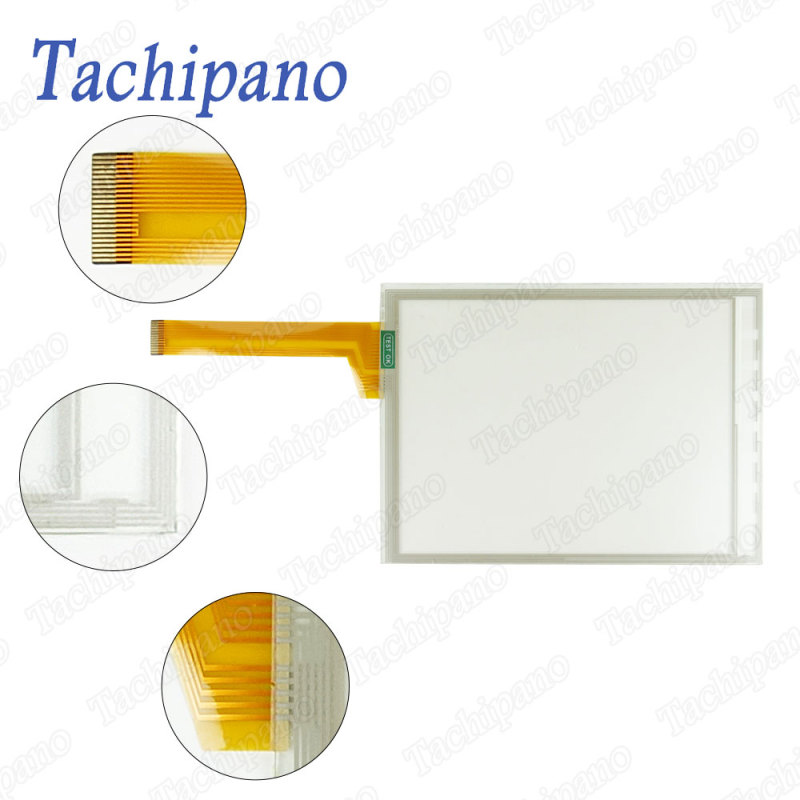 Touch screen panel glass for Fuji V710S V710iS V710C V710CD-038 with Protective film overlay