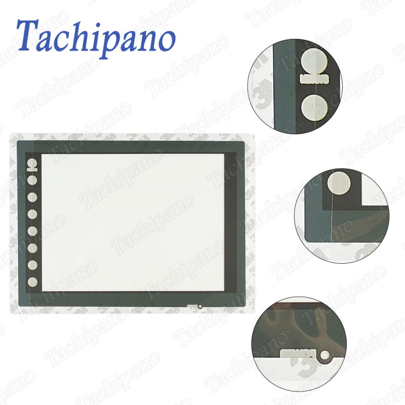 Touch screen panel glass for Fuji V710S V710iS V710C V710CD-038 with Protective film overlay