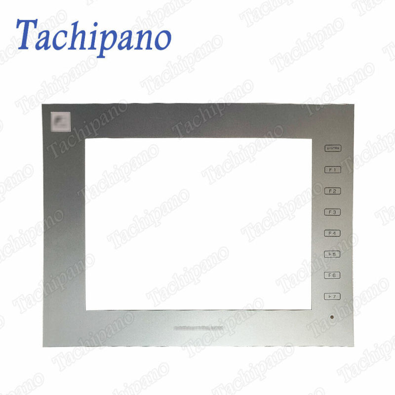 Touch screen panel glass for MONITOUCH V9100IC V9100ICD V9100IS V9100ISD with Protective film overlay