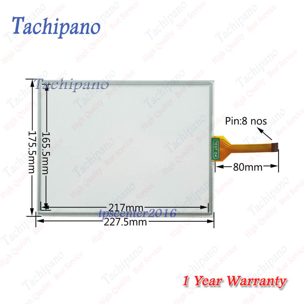 Touch screen panel glass for Gunze G104-01-1D G104011D