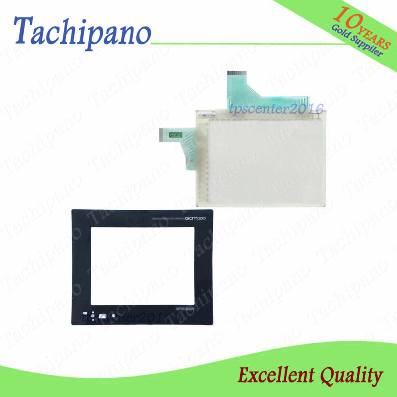 Touch screen panel glass for Misubishi GT1150-QBBD-C GT1150QBBDC with Protective film overlay