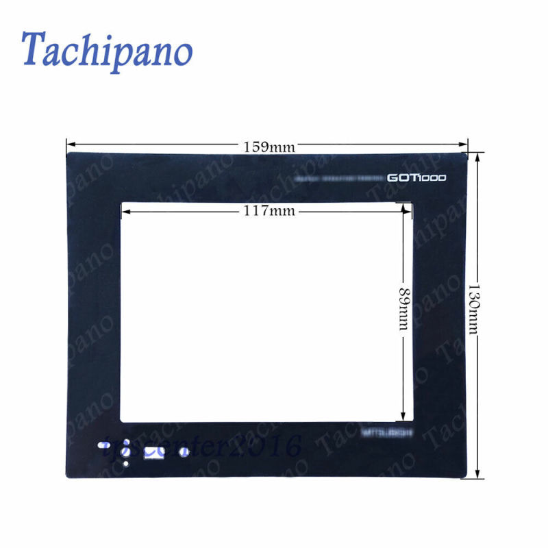 Touch screen panel glass for Misubishi GT1150-QBBD-C GT1150QBBDC with Protective film overlay