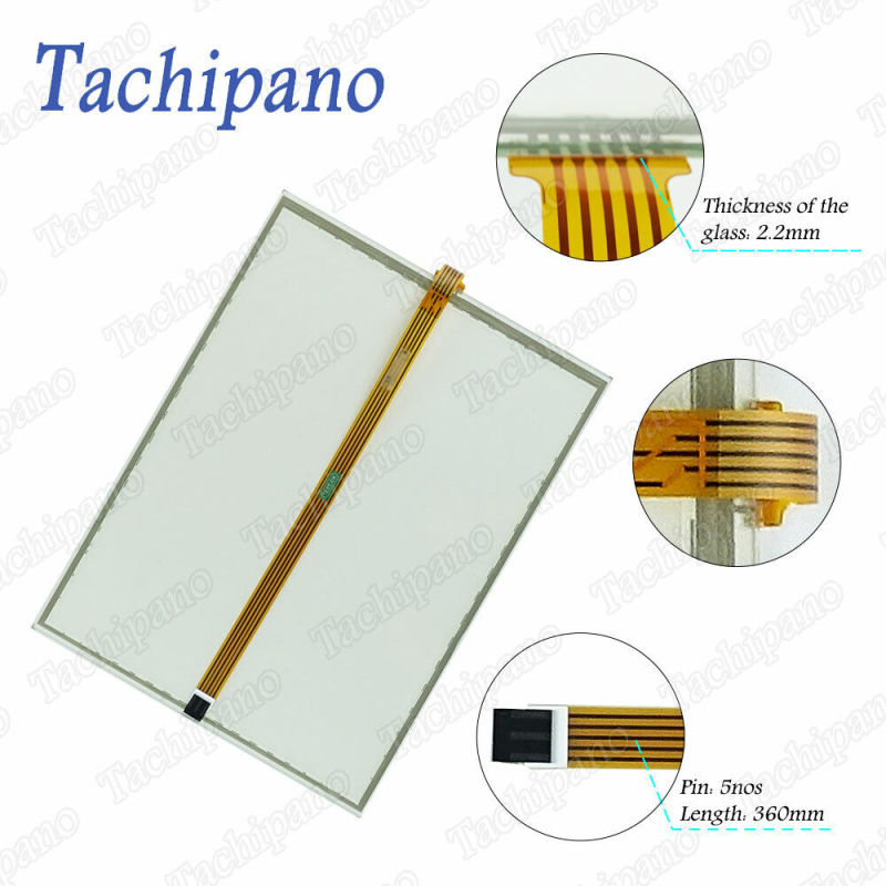 Touch screen panel glass for E314634 SCN-AT-FLT15.0-W04-0H1-R PN:C76595-000