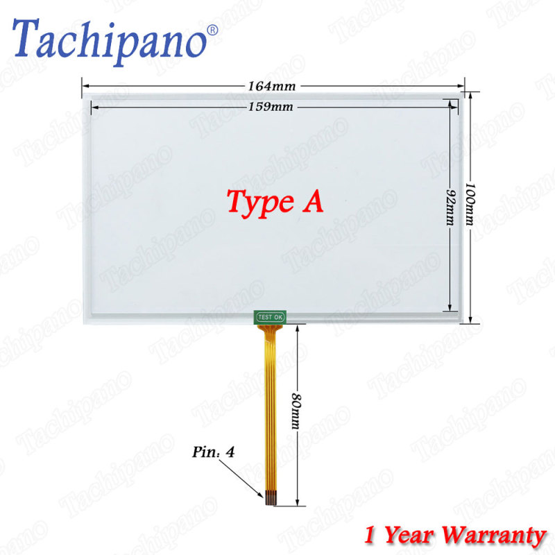 Touch screen panel for 6AV6648-0AC11-3AX0 6AV6 648-0AC11-3AX0 Siemens HMI SMART 700 with Protective film