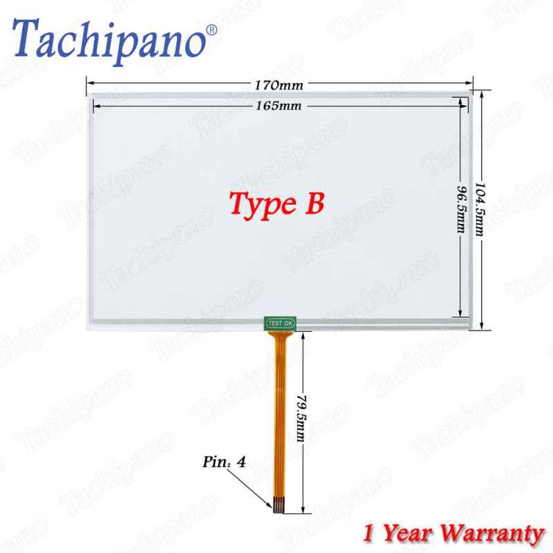 Touch screen panel for 6AV6648-0AC11-3AX0 6AV6 648-0AC11-3AX0 Siemens HMI SMART 700 with Protective film