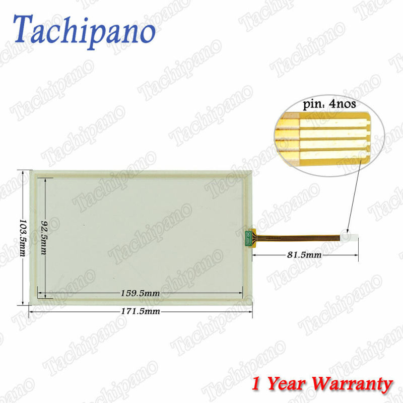 Touch screen panel for 6AV6648-0CC11-3AX0 6AV6 648-0CC11-3AX0 Siemens HMI SMART 700 IE V3 with Protective film