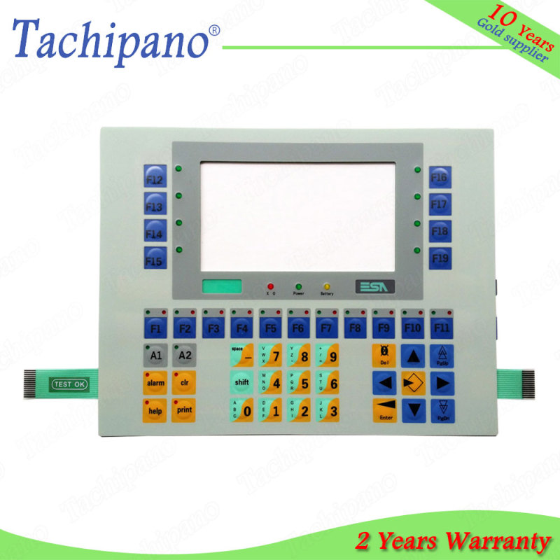 Membrane keypad switch keyboard for ESA VT550 VT550W VT5500000 S/N:99-249-02642 REV:2