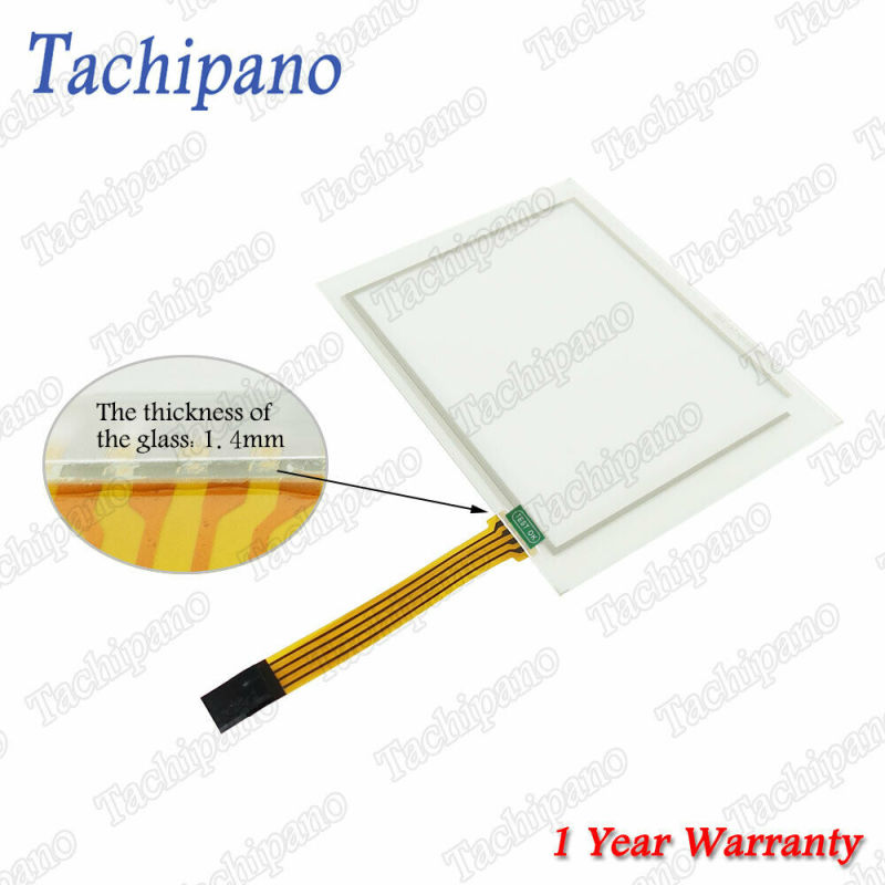 Touch screen panel glass for  ESA VT505W VT505W000000 with Protective film overlay