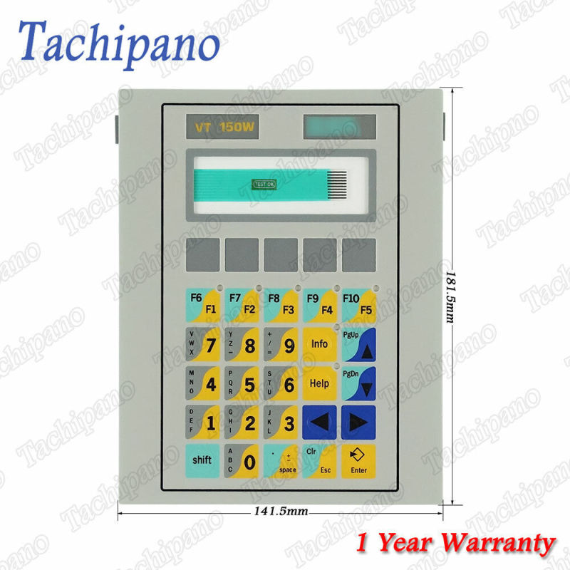 Membrane keypad switch keyboard for ESA VT150W VT150W00000