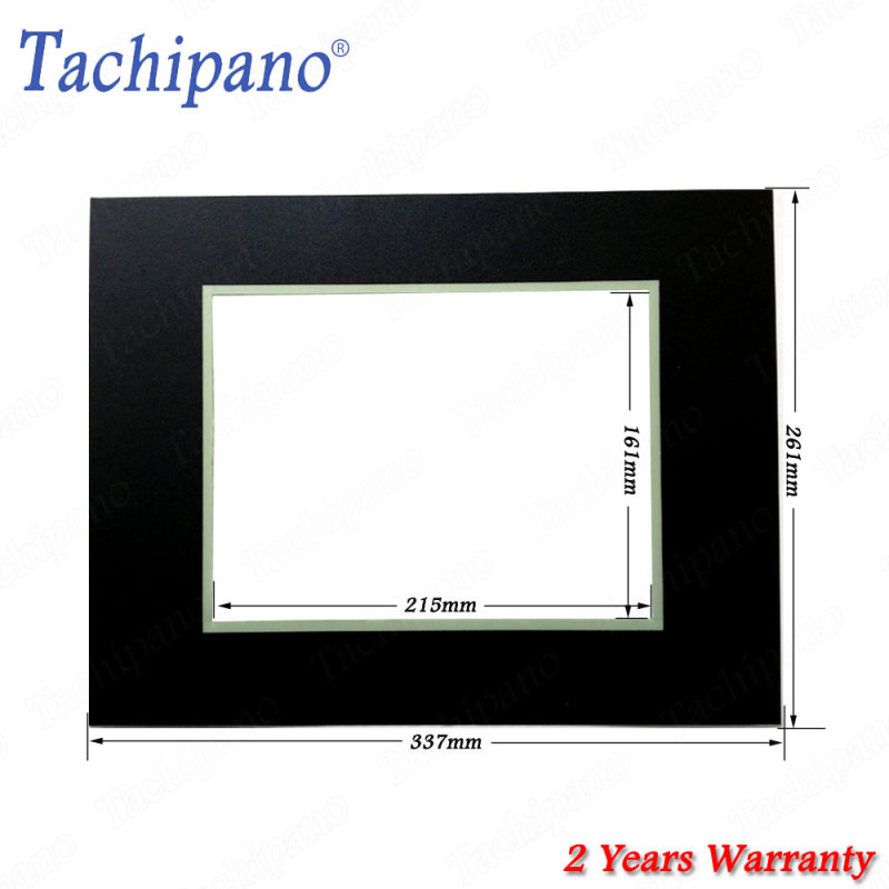 Touch screen panel glass for EZ-T10C-F EZ-T10C-FH EZ-T10C-FS EZ-T10C-FD EZ-T10C-FSD with Protective film overlay