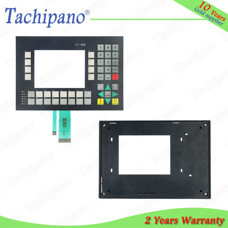 Front Plastic cover for 6ES7626-1AG00-0AE3 6ES7 626-1AG00-0AE3 Siemens SIMATIC C7-626 with Membrane keypad