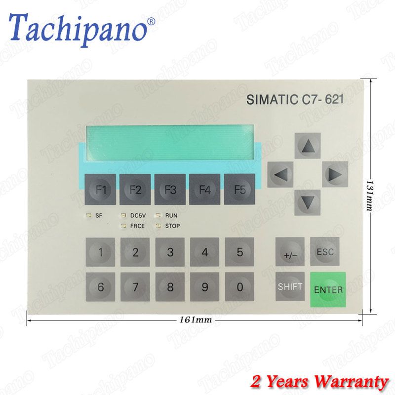Front Plastic cover for 6ES7621-1AD00-0AE3 6ES7 621-1AD00-0AE3 Siemens SIMATIC C7-621 with Membrane keypad