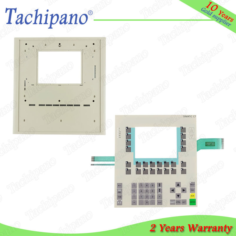 Front Plastic cover for 6ES7635-2EC00-0AE3 6ES7 635-2EC00-0AE3 Siemens SIMATIC C7-635 with Membrane keypad