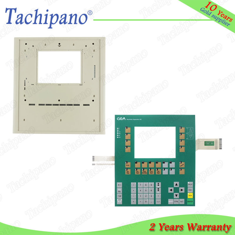 Front Plastic cover for 6AG1635-2SB01-4AC0 6AG1 635-2SB01-4AC0 Siemens SIPLUS C7-635 GEA with Membrane keypad