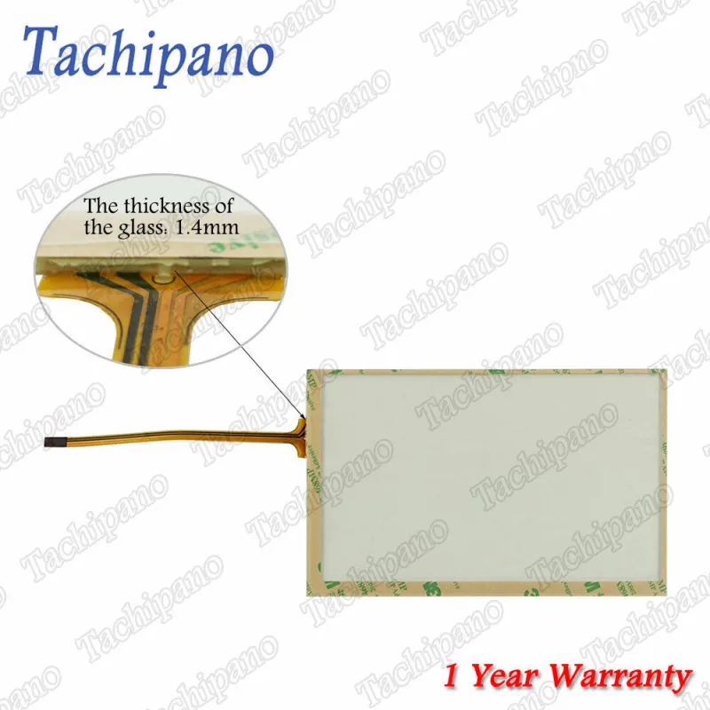 Touch screen for Eaton XV-102-D6-70TWRC-10 touch panel glass replacement with protective film overlay