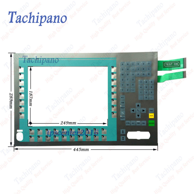 Membrane switch for 6AV7852-0AE20-1AA0 6AV7 852-0AE20-1AA0 keypad keyboard