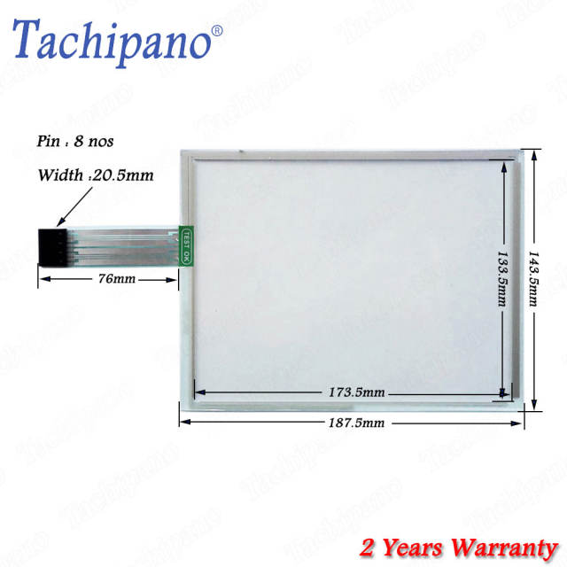 Touch screen panel glass for B&R 4MP281.0843-K04 4MP281.0843-K04