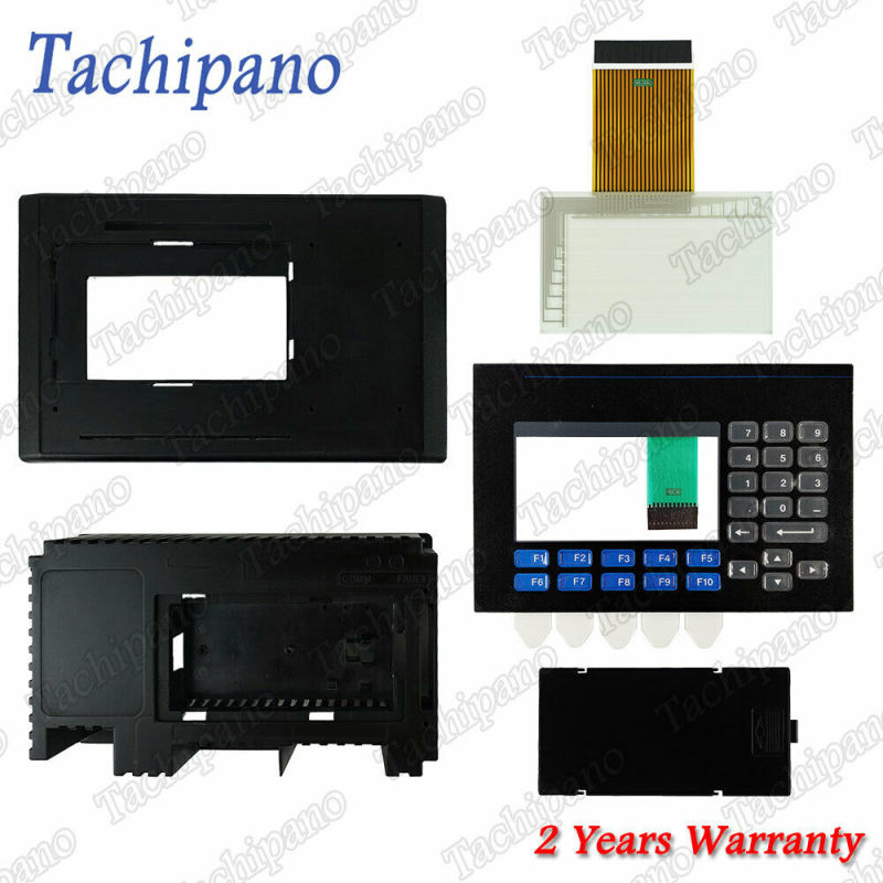 Plastic cover for AB 2711-B5A1 2711-B5A1L1 Front and Back Case Housing Shell + Keypad Switch Keyboard+Touch screen panel
