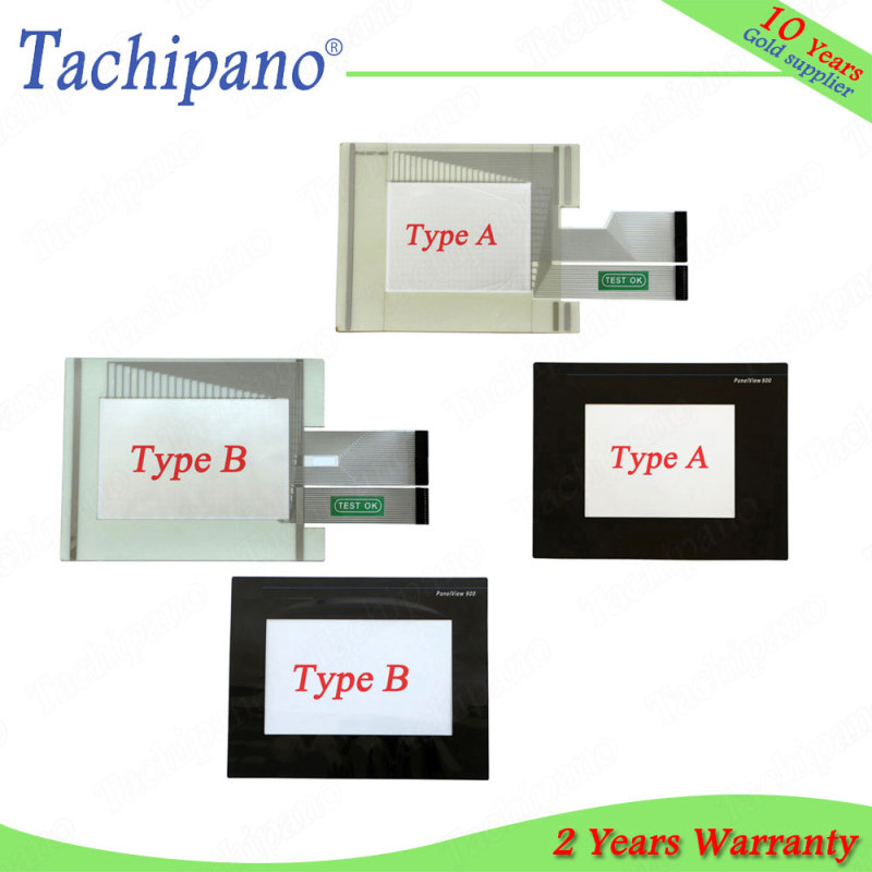 Touch screen for AB 2711-T9A8 2711-T9A8L1 PanelView Standard 900 Monochrome with protective film