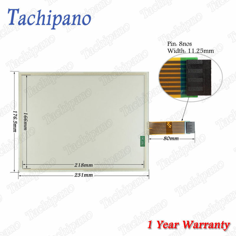 Touch screen panel glass for AB 2711P-B10C15A1 2711P-B10C15A2 PanelView Plus CE1000 with Membrane keypad switch keyboard