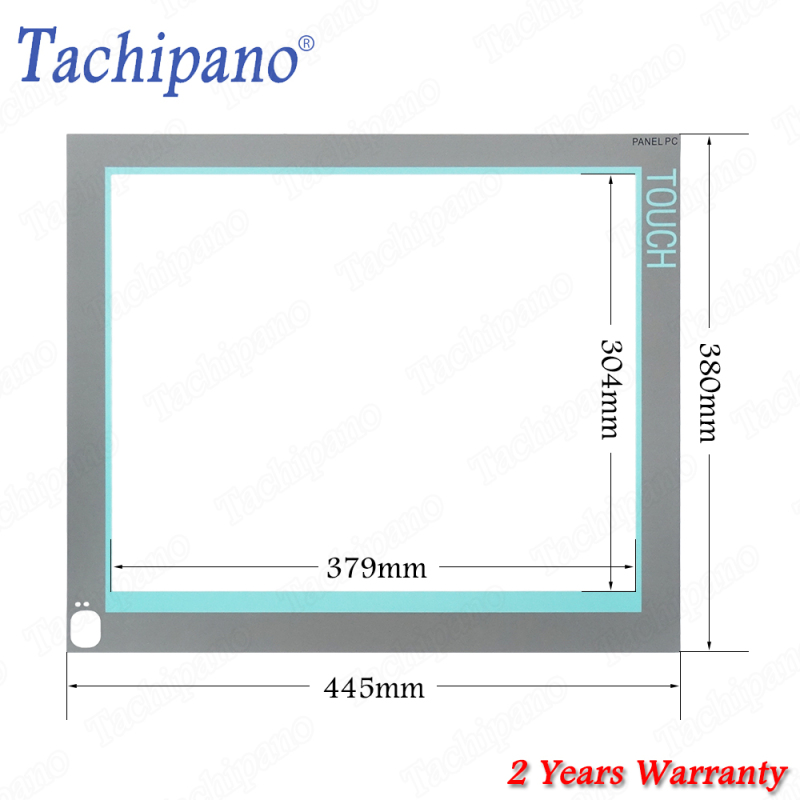 Touch screen panel glass for 6AV7824-0A..0-.A.0 PANEL PC 19" with Front overlay 6AV7 824-0A..0-.A.0