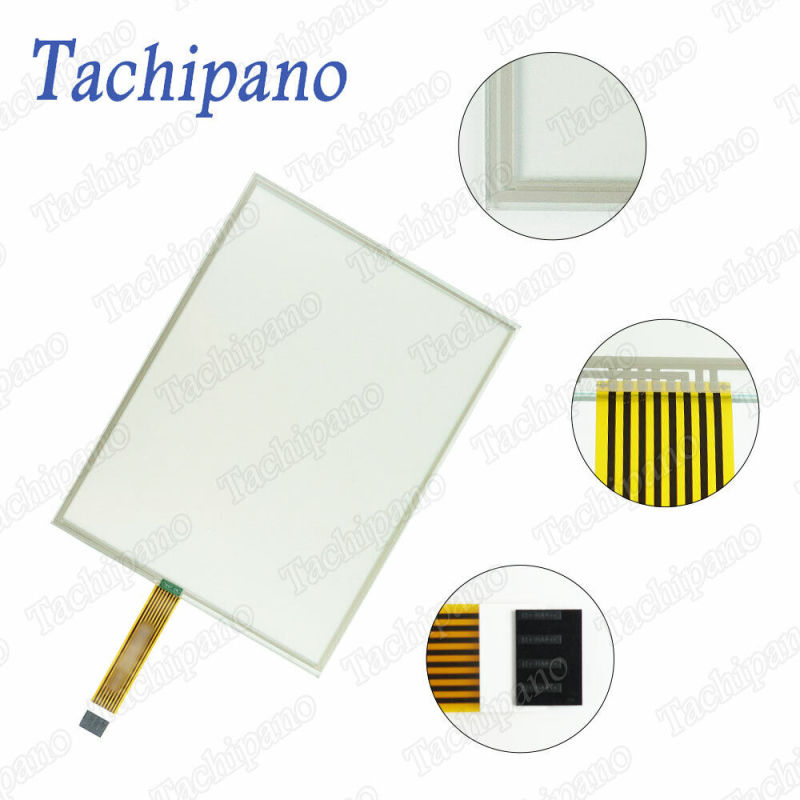 Touch screen panel glass for AB 2711P-T15C15A1 2711P-T15C15A2 PanelView Plus 1500 with Protective film overlay