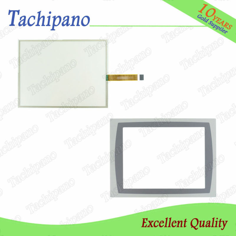 Touch screen panel glass for AB 2711P-T15C15A1 2711P-T15C15A2 PanelView Plus 1500 with Protective film overlay