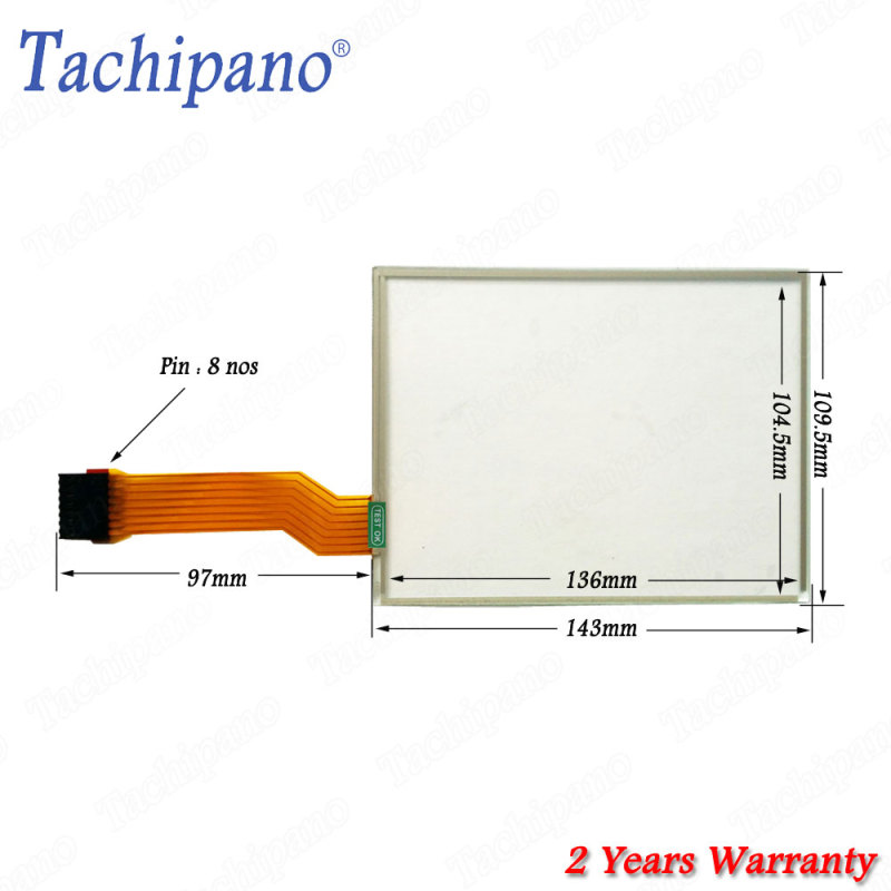 Touch screen panel glass for AB 2711P-B7C15A1 2711P-B7C15A2 PanelView Plus CE 700 with Membrane keypad switch keyboard