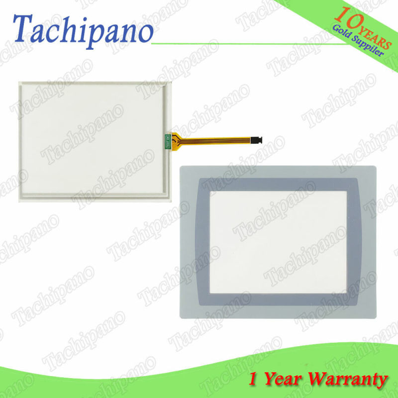 Touch screen panel glass for AB 2711P-T6C21D8S-B with Protective film overlay