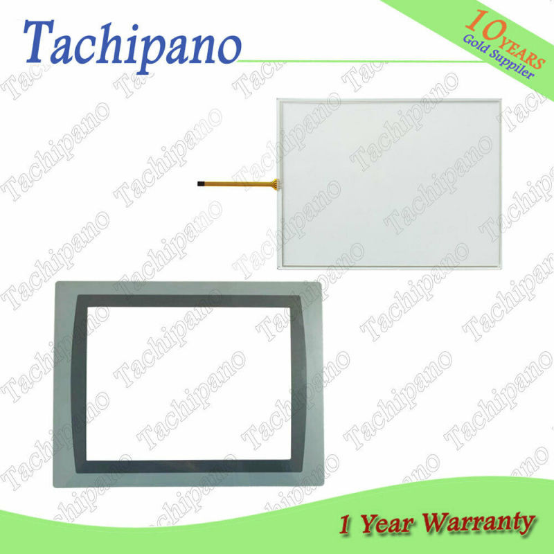 AB 2711P-T10C21D8S Touch screen panel glass for AB 2711P-T10C21D8S Digitized 4pin with Protective film overlay