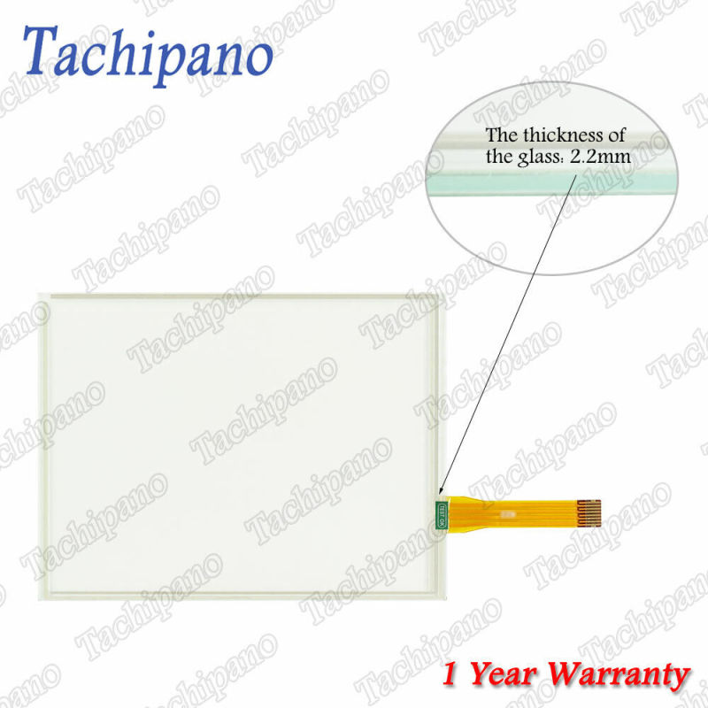 Touch screen panel glass for Pro-face AGP3300-T1-D24 AGP3300-L1-D24 with Protective film overlay