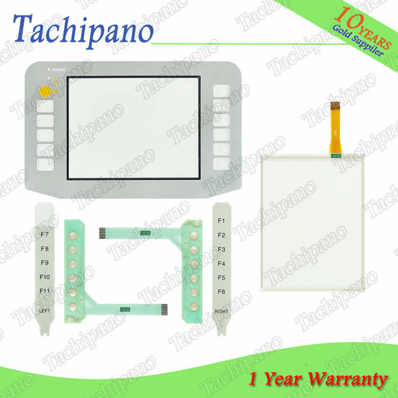 Touch screen panel glass digitized for Pro-face 3610005-01 3610005-02 3610005-03 with Protective film overlay + keypad switch keyboard