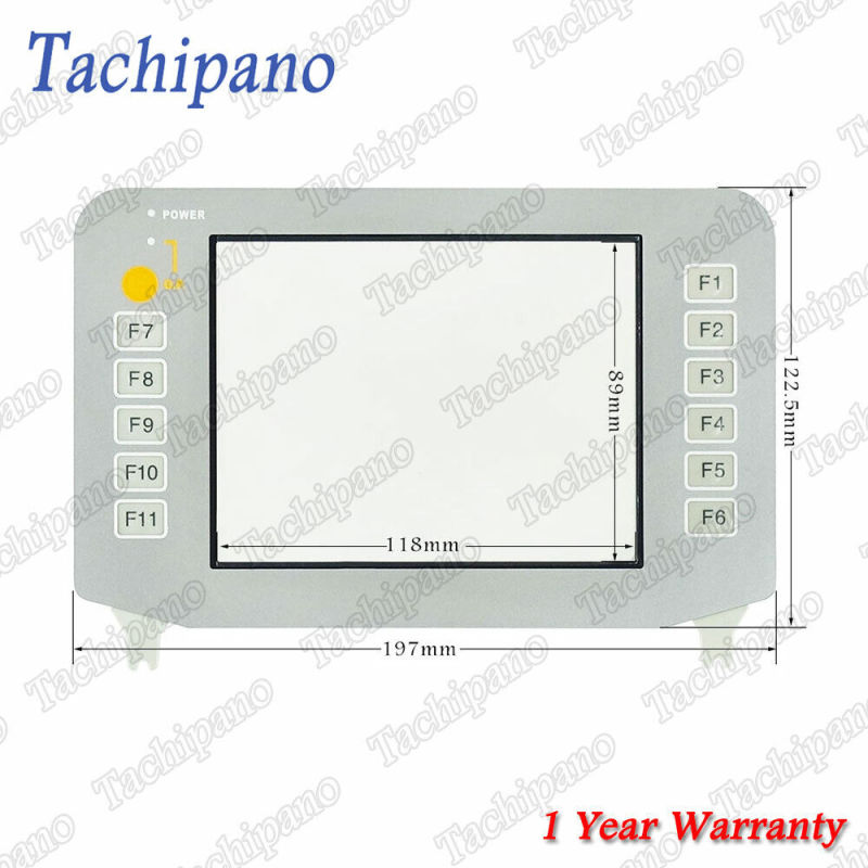 Touch screen panel glass digitized for Pro-face 3610005-01 3610005-02 3610005-03 with Protective film overlay + keypad switch keyboard