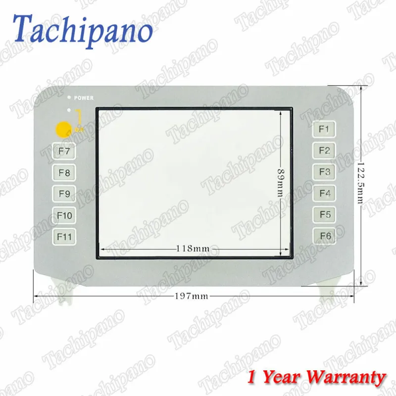 Touch screen panel glass digitized for Pro-face 3610005-01 3610005-02 3610005-03 with Protective film overlay + keypad switch keyboard