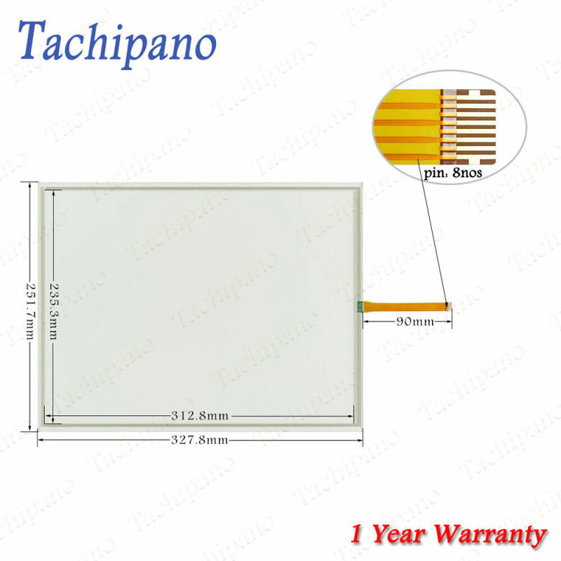 Touch screen for Pro-face 3580301-01 3580301-11 3580301-03 Touch panel glass with Protective film