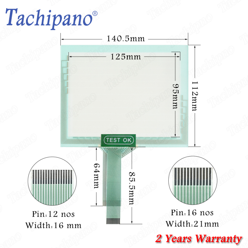 Touch panel for Pro-face GP370-LG21-24VP GP370-LG21-24V Touch screen glass with Front overlay