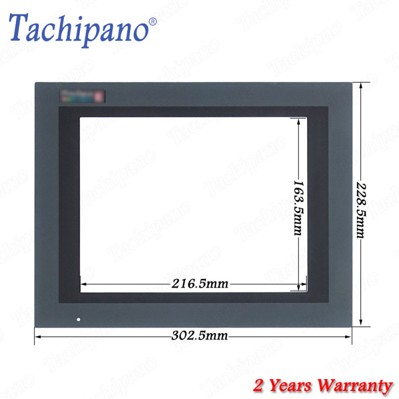 Touch Screen for Pro-face GP570-BG11-24V GP570-LG21-24V GP570-SC11 Touch panel glass + Front Overlay