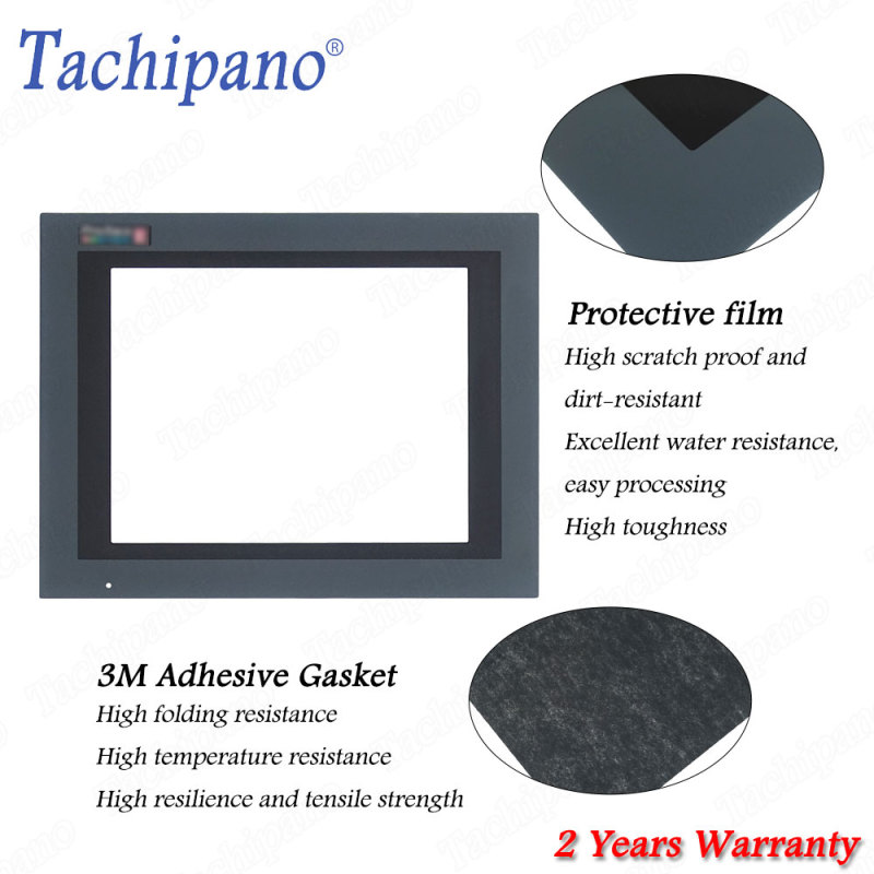 Touch Screen for Pro-face GP570-BG11-24V GP570-LG21-24V GP570-SC11 Touch panel glass + Front Overlay