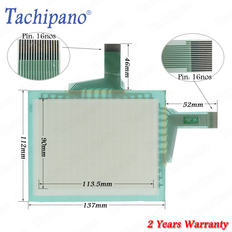 Touch screen panel for GP2300-SC41-24V GP2300-TC41-24V with Protective film