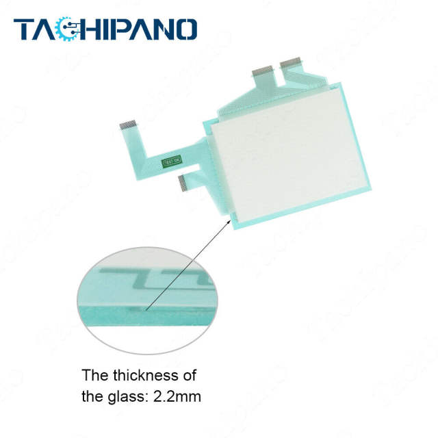 Plastic case cover for Omron NS8-TV11B-V1 NS8TV11BV1 with Protective film+Touch screen panel glass
