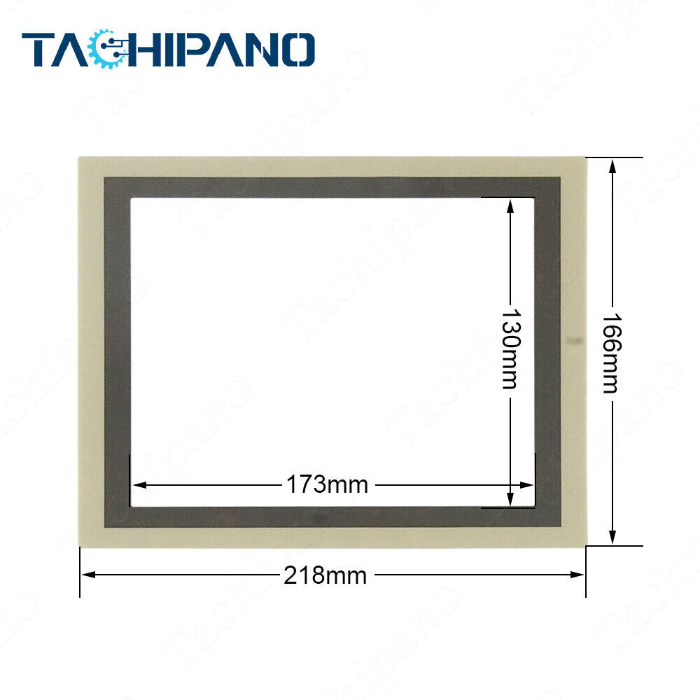 Plastic case cover for Omron NS8-TV00-V2 NS8-TV01-V2 NS8-TV00-ECV2 with Protective film+Touch screen panel glass
