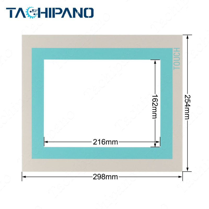 Touch screen glass panel for 6AG1545-0CC10-4AX0 6AG1 545-0CC10-4AX0 Simens TP 270 10&quot; Panel Glass with Protective film