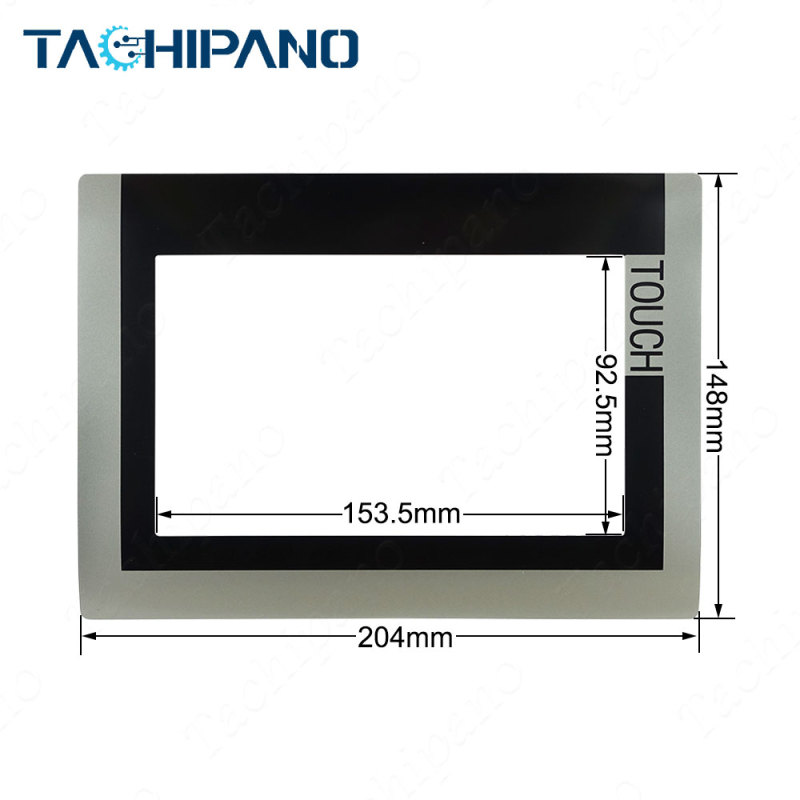 Touch screen glass panel for 6AV2144-8GC10-0AA0 6AV2 144-8GC10-0AA0 TP700 Comfort INOX Panel Glass with Protective film, LCD screen