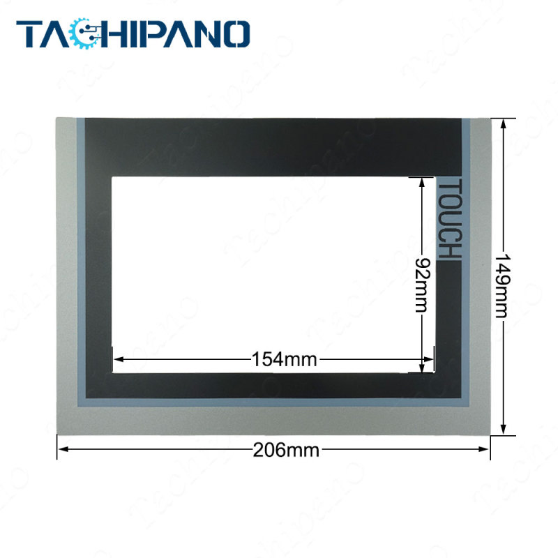 Touch screen glass panel for 6AG1124-5GC00-4AC0 6AG1 124-5GC00-4AC0 TP700 Comfort GEA Panel Glass with Protective film, LCD screen