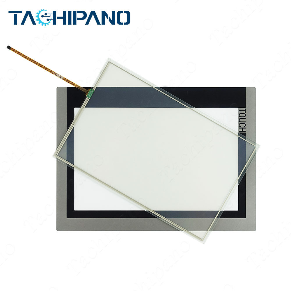 Touch screen glass panel for 6AV2124-0MC01-0AX0 6AV2 124-0MC01-0AX0 SIMATIC HMI TP1200 COMFORT with Protective film, LCD display