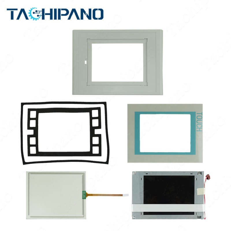 Touch screen panel for TP177 6" 6AV6640-0CA11-0AX1 6AV6 640-0CA11-0AX1 with Front overlay, LCD screen, Plastic Case Cover